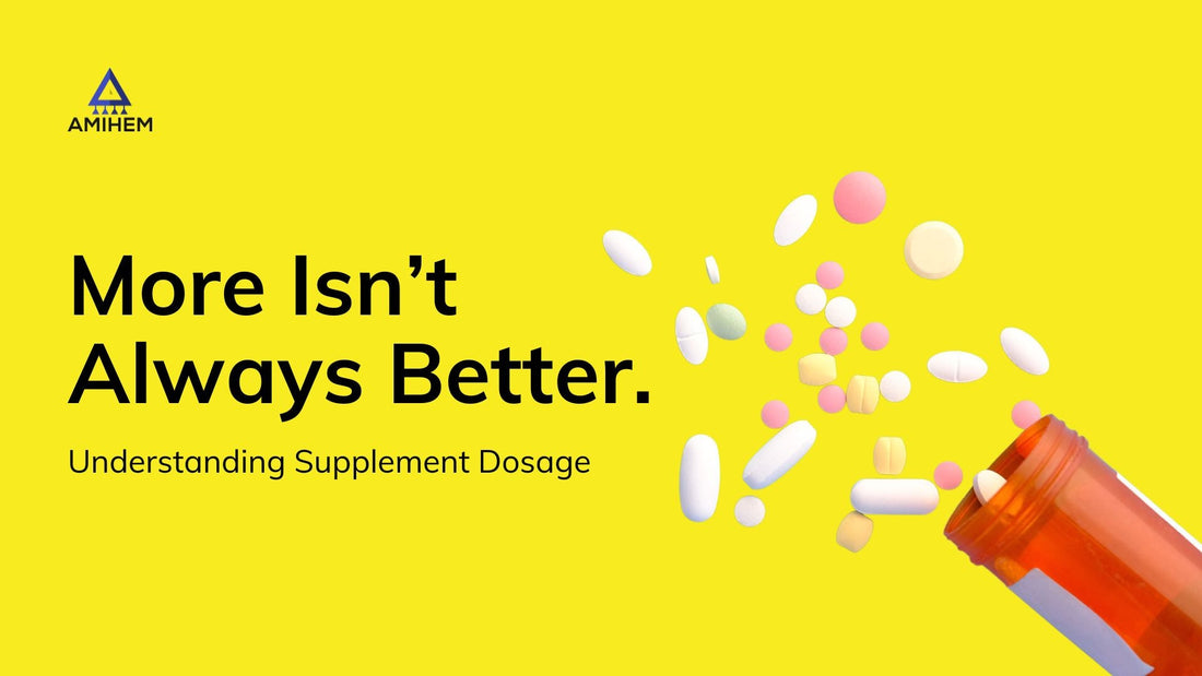 More Isn’t Always Better: Why Smart Supplementation Matters More Than High Doses.