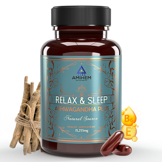 Ashwagandha Root Extract + Vitamin E & B6